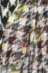 Carmen Marc Va1vo over-printed houndstooth coating
