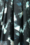 Italian prism abstract 'matte hybrid' microfiber knit