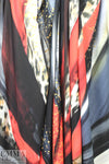 Cava11i signature digital abstract poly/lycra panel knit