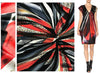 Cava11i signature digital abstract poly/lycra panel knit