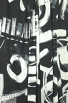 'graffiti-esque' abstract poly/lycra knit