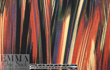 'southwest sunset' abstract poly/lycra knit
