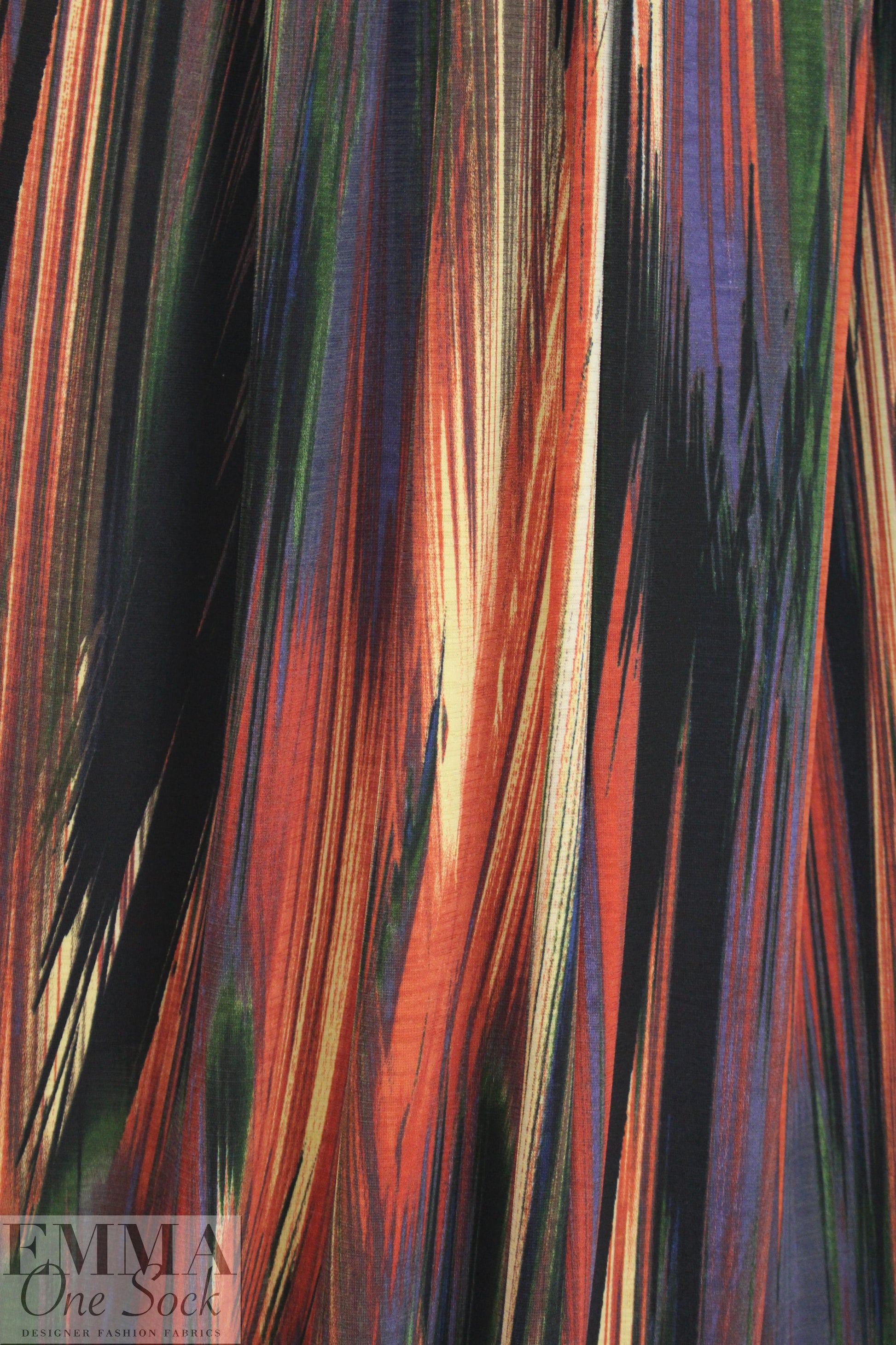 'southwest sunset' abstract poly/lycra knit