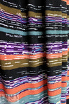 CA designer 'west coast stripes' lightweight drapey knit 2.25 yd
