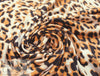 NY designer stylized leopard poly/spandex knit .875 yds