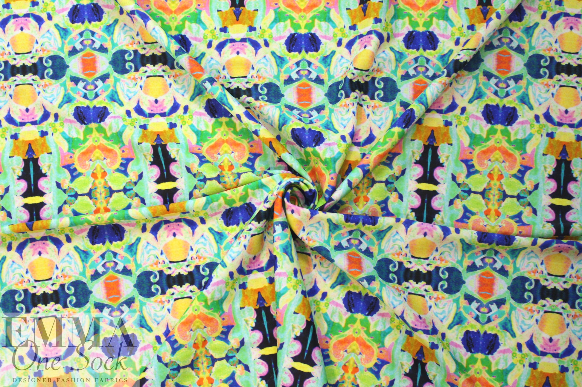 Mi11y colorful rorschach nylon knit swimwear 1 yard