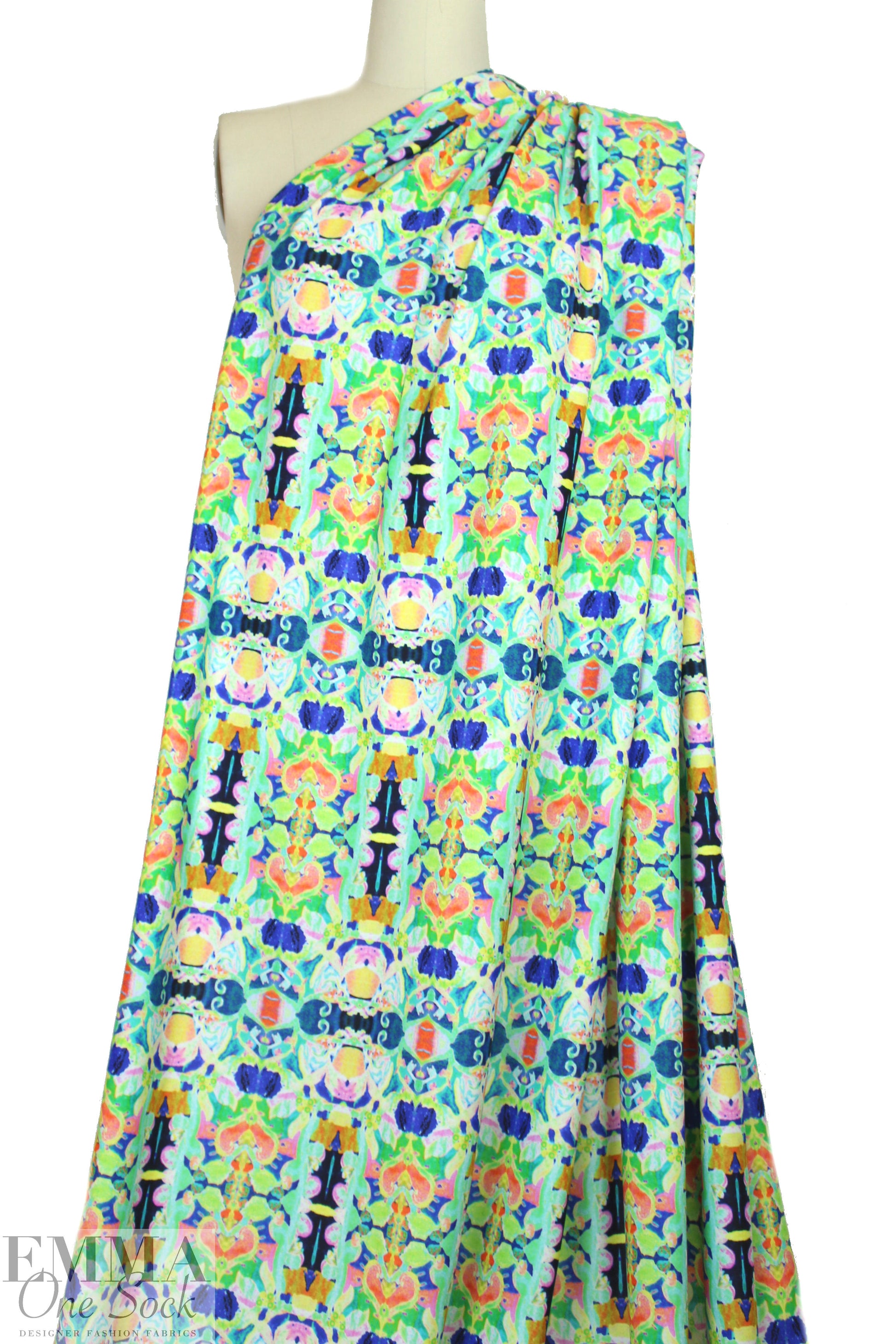 Mi11y colorful rorschach nylon knit swimwear 1 yard