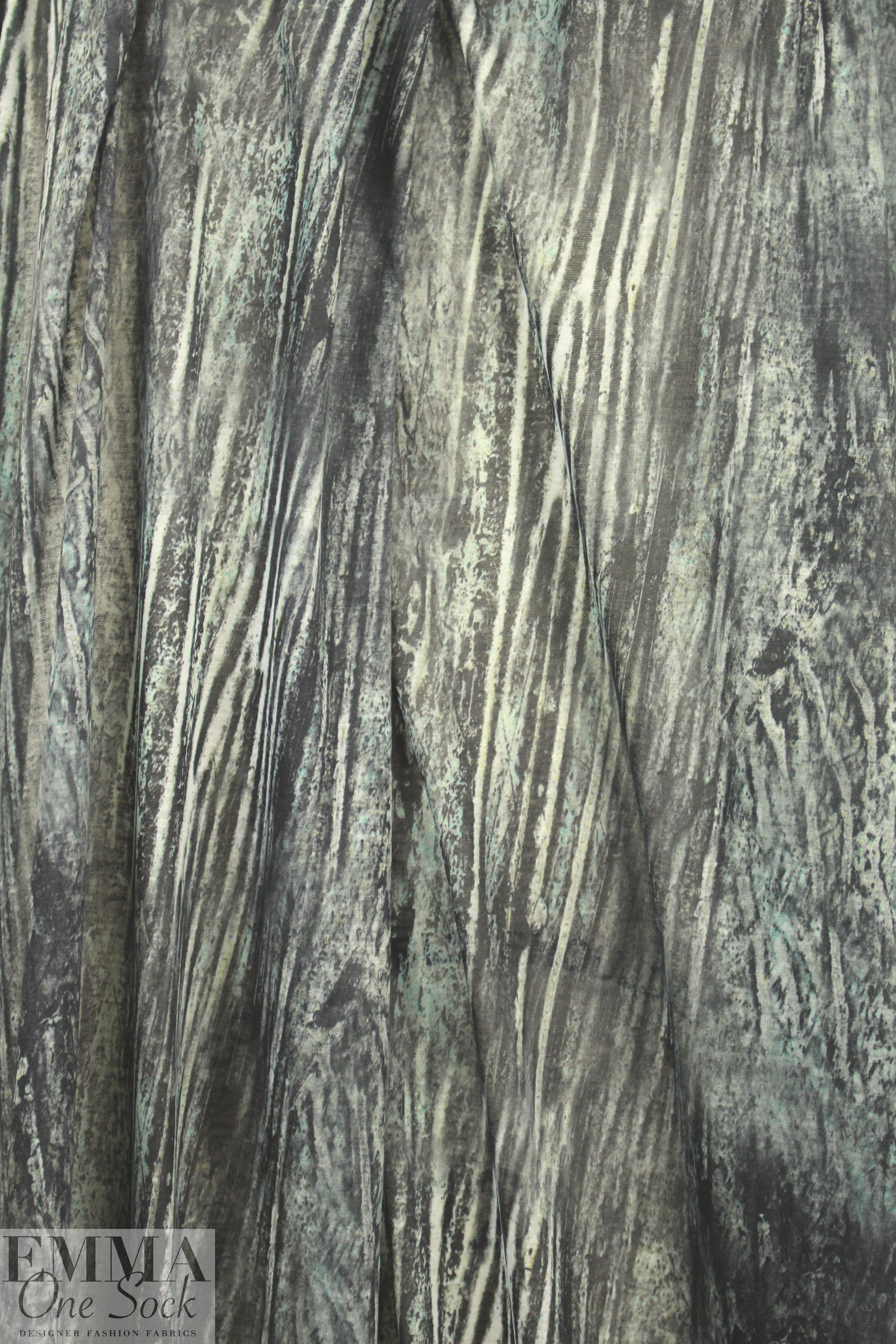 Italian 'organic textures' abstract micro-mesh knit 1 yard