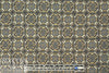 NY designer bark/khaki graphic ITY knit