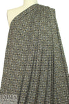 NY designer bark/khaki graphic ITY knit
