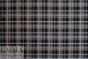 Italian tawny/iris yarn-dyed jacquard plaid shirting