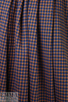 Rag and B0ne yarn dyed plaid doubleknit - navy/orange