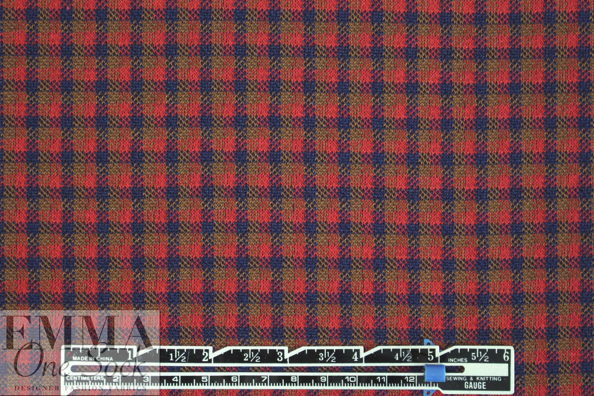 Rag and B0ne yarn dyed plaid doubleknit - red/olive