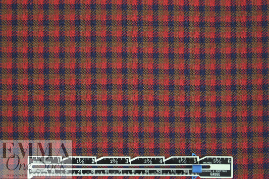Rag and B0ne yarn dyed plaid doubleknit - red/olive