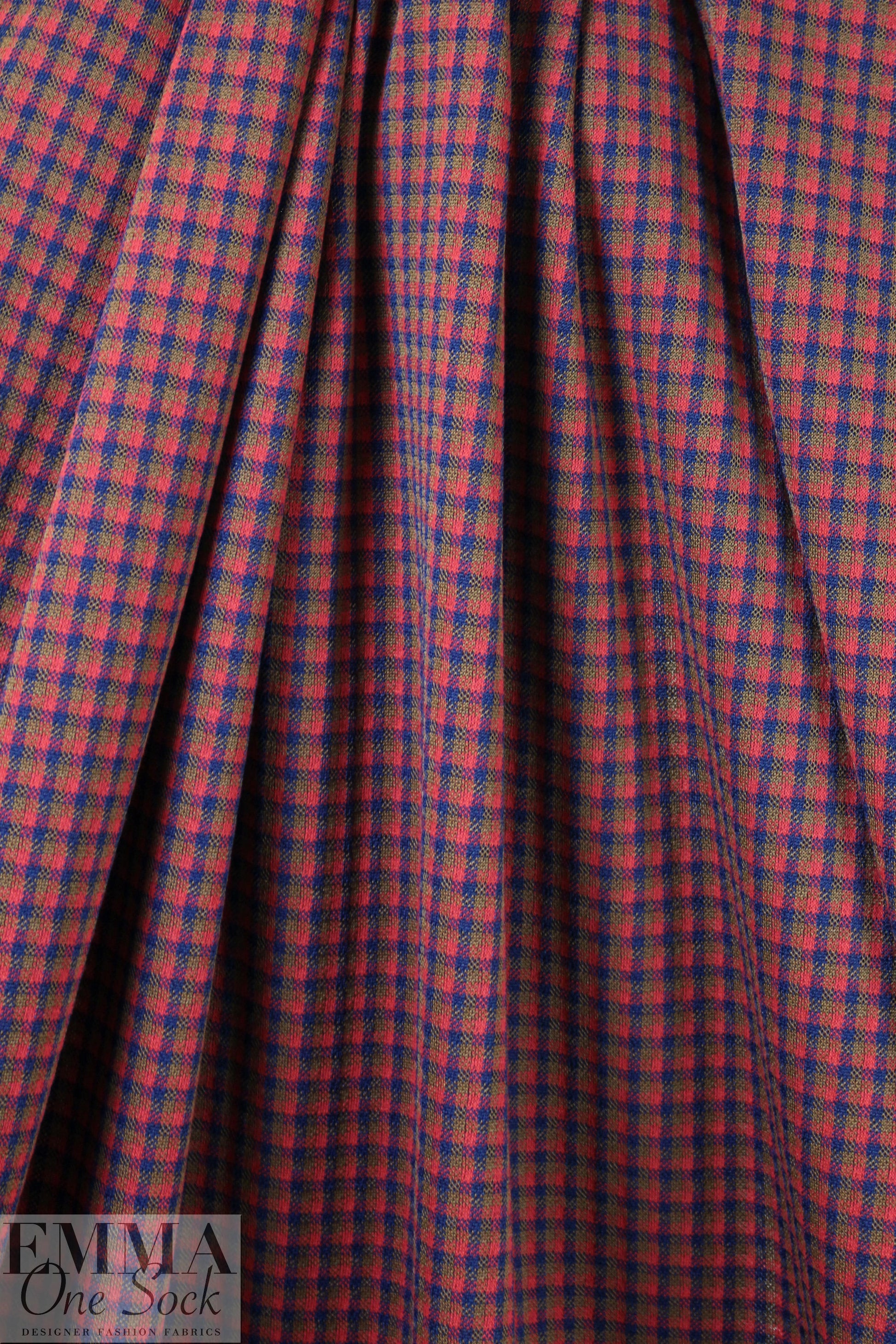 Rag and B0ne yarn dyed plaid doubleknit - red/olive