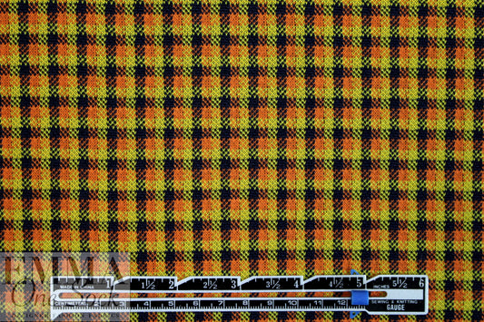 Rag and B0ne yarn dyed plaid doubleknit - yellow/orange