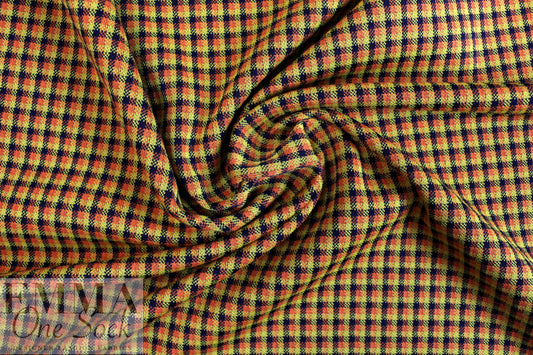 Rag and B0ne yarn dyed plaid doubleknit - yellow/orange