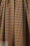 Rag and B0ne yarn dyed plaid doubleknit - yellow/orange 1.5 yd