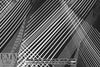criss cross abstract ITY knit - black white