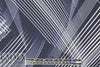 criss cross abstract ITY knit - navy/white 1.75 yds