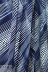 criss cross abstract ITY knit - navy/white 1.75 yds
