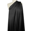 luscious recycled poly satin stretch lining, GRS certified - black 2 yd