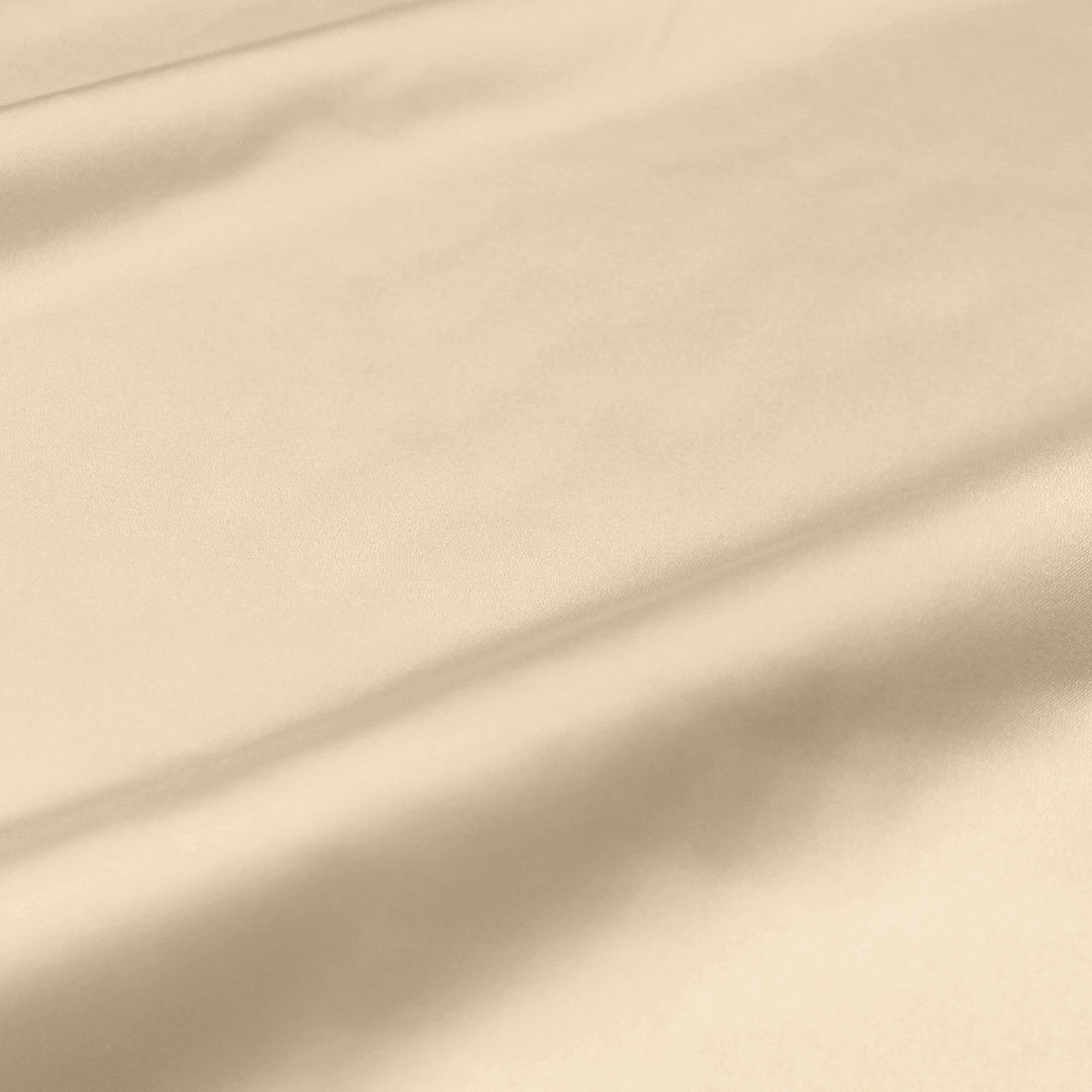 luscious recycled poly satin woven, GRS certified - champagne 2 yd