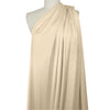 luscious recycled poly satin woven, GRS certified - champagne 2 yd