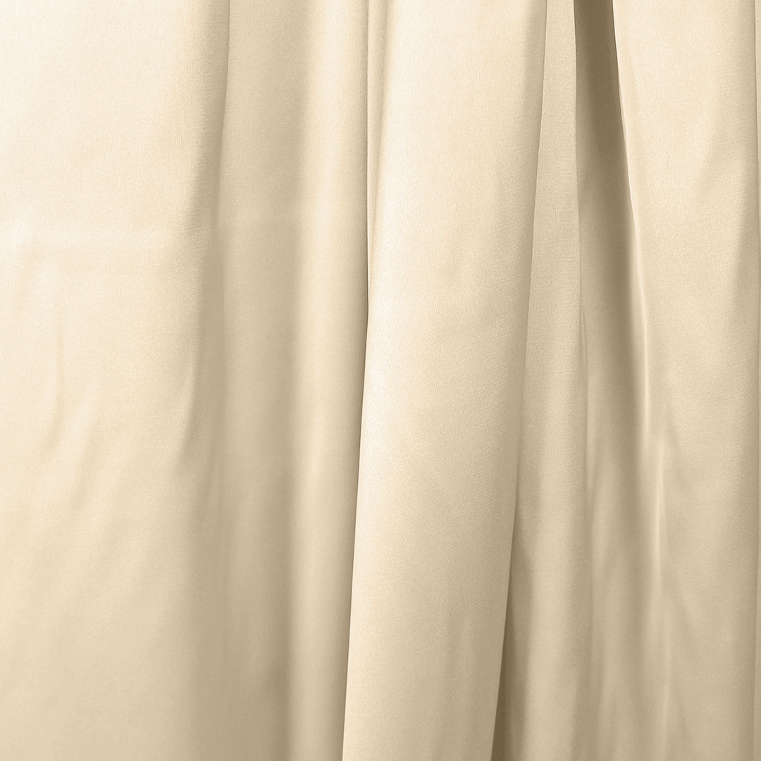 luscious recycled poly satin woven, GRS certified - champagne 2 yd
