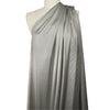 luscious recycled poly satin woven, GRS certified - pewter 3 yd