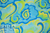 Italian 'painterly paisley' polysilk charmeuse woven 1.875 yds