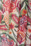 'watercolor wildflowers' digital poly chiffon 2.5 yd