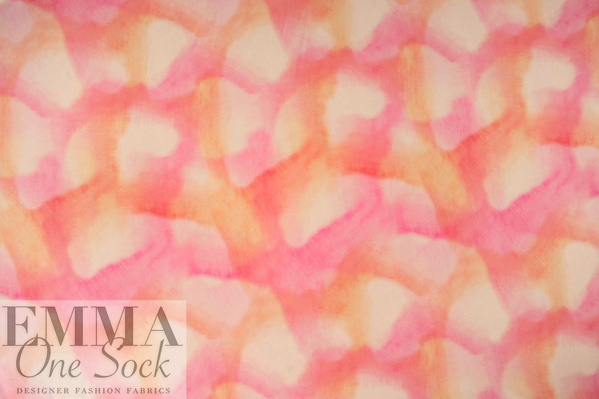 Italian 'dream shapes' abstract polysilk charmeuse woven 1.25 yd