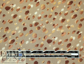 NY designer 'dotty strokes' polysilk woven 1.66 yd