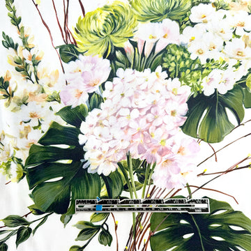 M. Lhui11ier 'la fleuriste' polysilk blouseweight twill 2 yds