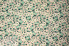 NY designer peach blush/mint floral polysilk chiffon