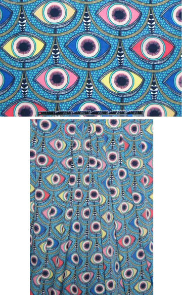 NY designer 'style-eyesed' polysilk woven 1.33 yds