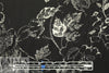 Italian 'botanical illustration' poly-slk stretch woven