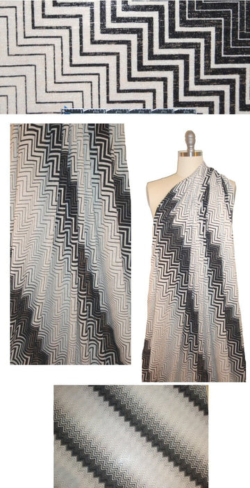 'stairway to heaven' printed sweater knit 1.5 yd