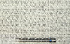 NY designer black/gray/stone tweedy brocade suiting 1.875 yd