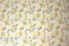 Derek L@m vintage floral poly twill woven - butter