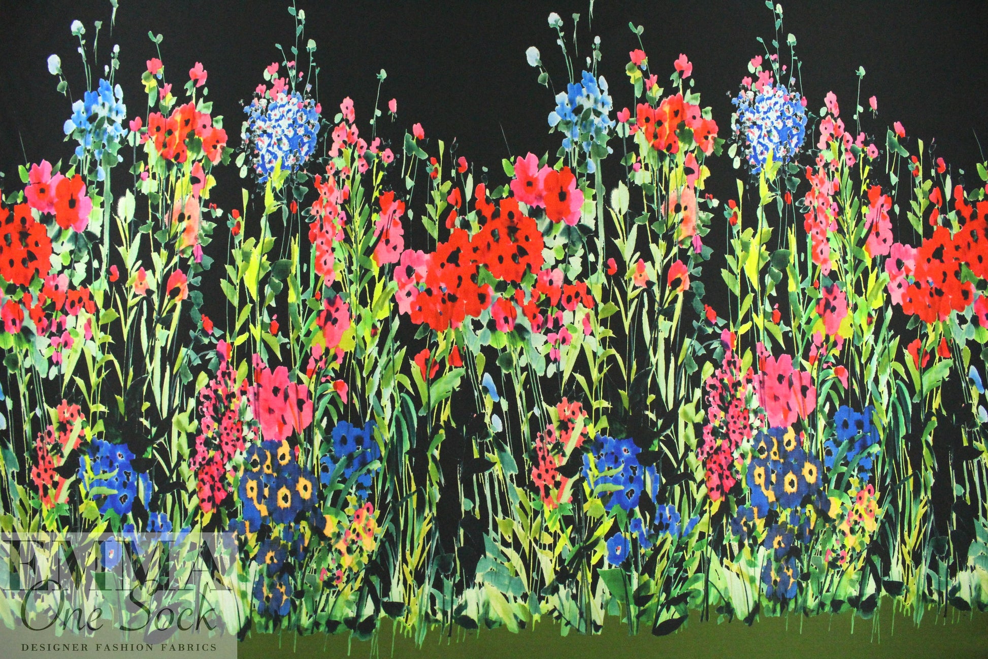 Carmen Marc Va1vo - wildflowers 1.25 yds Partial Panel