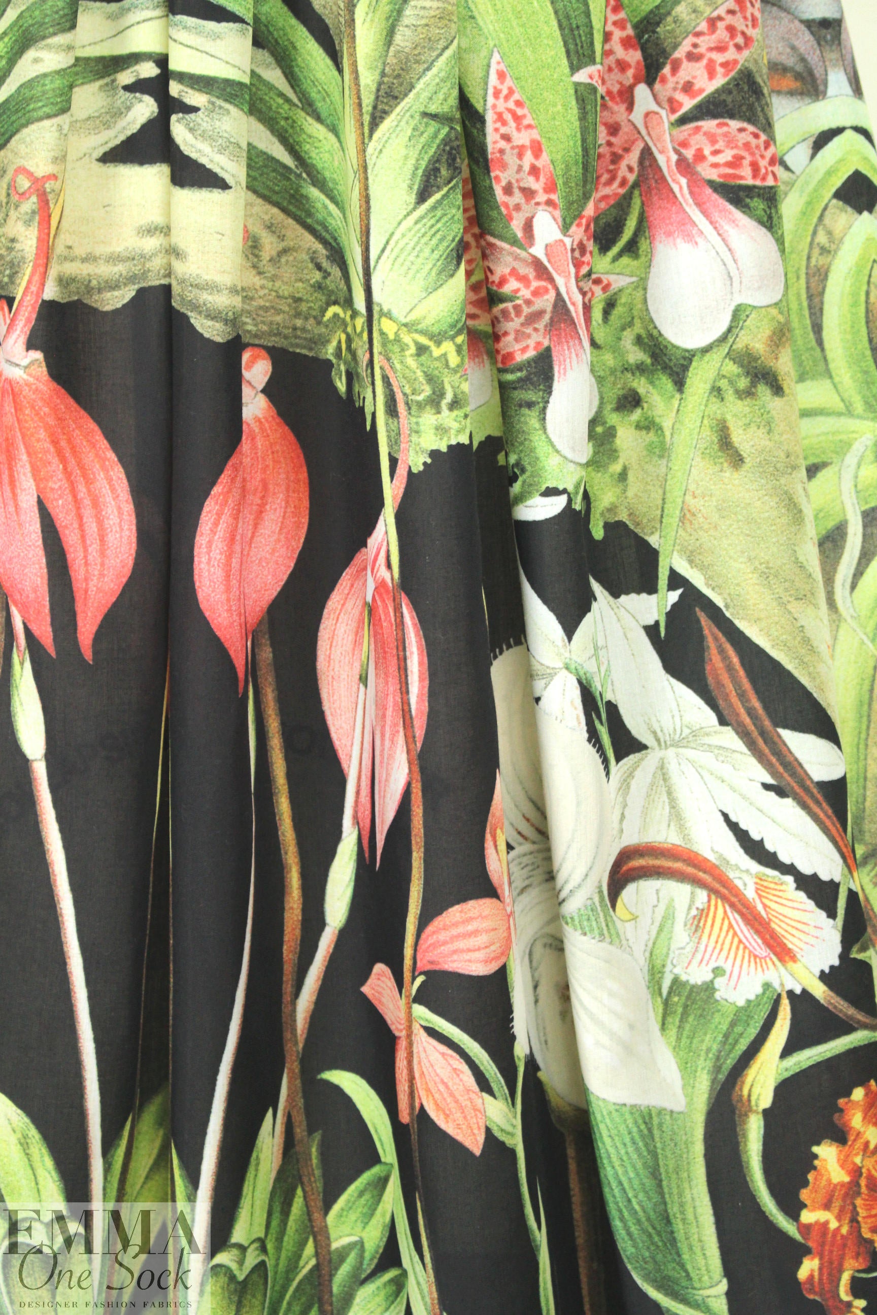 Italian 'fantasy island' poly woven panel