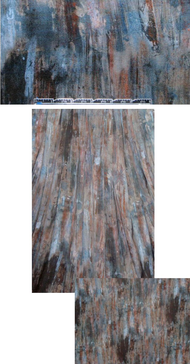 NY designer brushstroke digital print poly woven