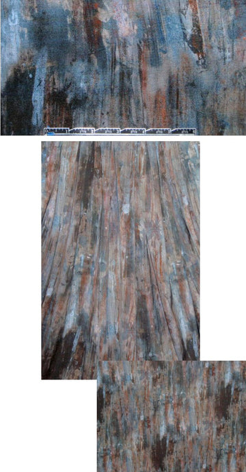 NY designer brushstroke digital print poly woven