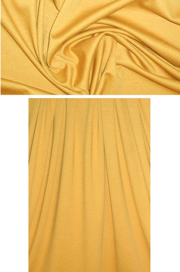 Italian viscose blend ponte doubleknit - pumpkin pie 1.125 yds