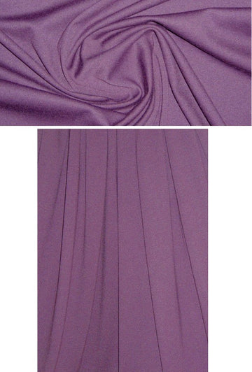 Italian viscose blend ponte doubleknit - mulberry