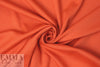 Italian rayon blend ponte 4-way - tangerine