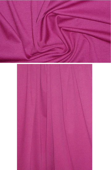 Italian viscose blend ponte doubleknit - deep rose