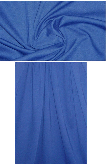 Italian viscose blend ponte doubleknit - navy